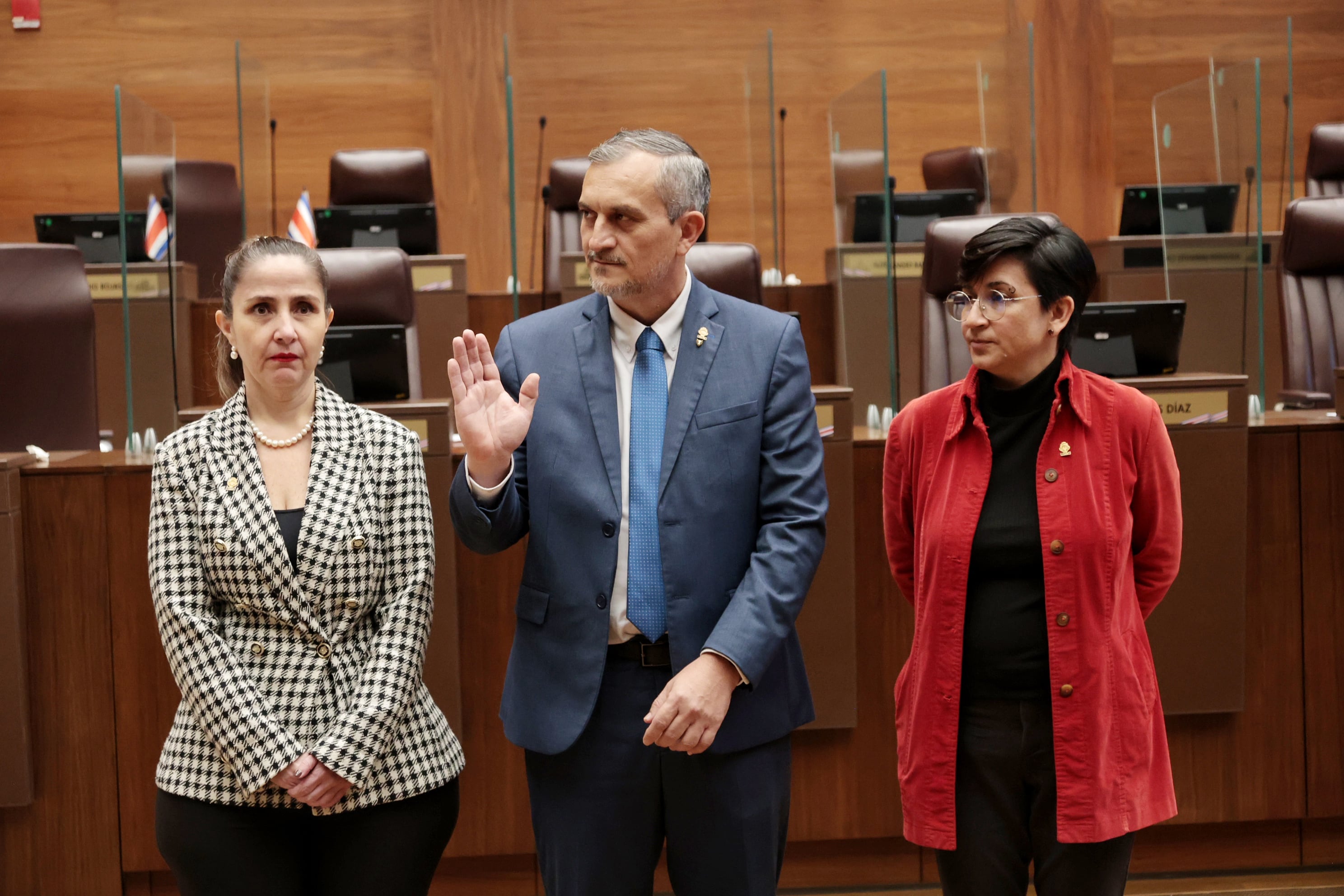 22/10/2025/ Elección de la comisión de levantamiento de inmunidad de Rodrigo Chaves en en el plenario de la Asamblea Legislativa / Foto John Durán