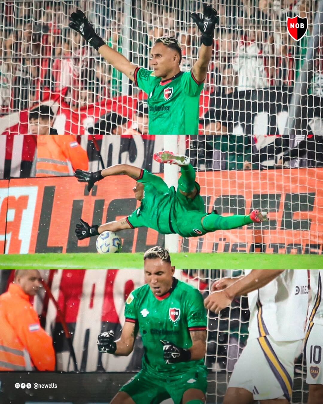 Esta fue la imagen compartida por Newell's.