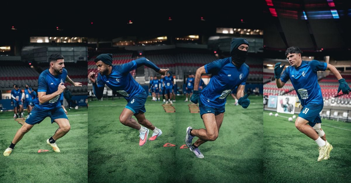 Cartaginés reconoció el BC Place en la fría ciudad de Vancouver, donde este miércoles jugará contra Whitecaps en la Copa de Campeones de Concacaf.