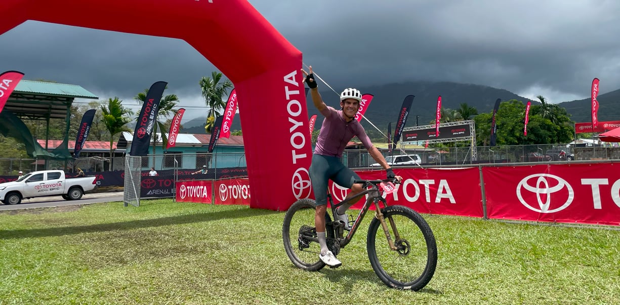 Andrey Amador dio espectáculo en Arenal.