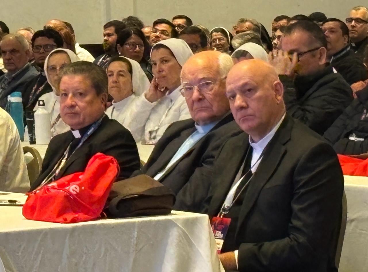 Monseñor José Rafael Quirós Quirós, obispo de la Arquidiócesis de San José, estuvo presente en la apertura del congreso sobre reparación de daños por los abusos en el seno la Iglesia católica.