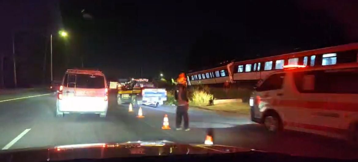 Un tren del Incofer se descarriló a la altura de Ochomogo, en Cartago.