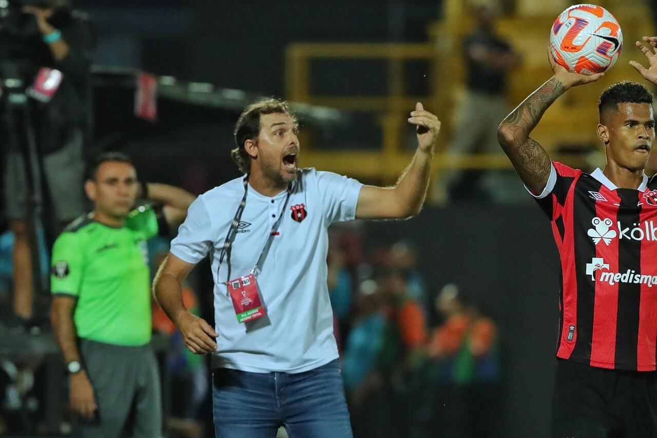 31/08/2023 Alajuela. Liga Deportiva Alajuelense vs. Motagua de Honduras, por la Copa Centroamerica. Foto: John Durán