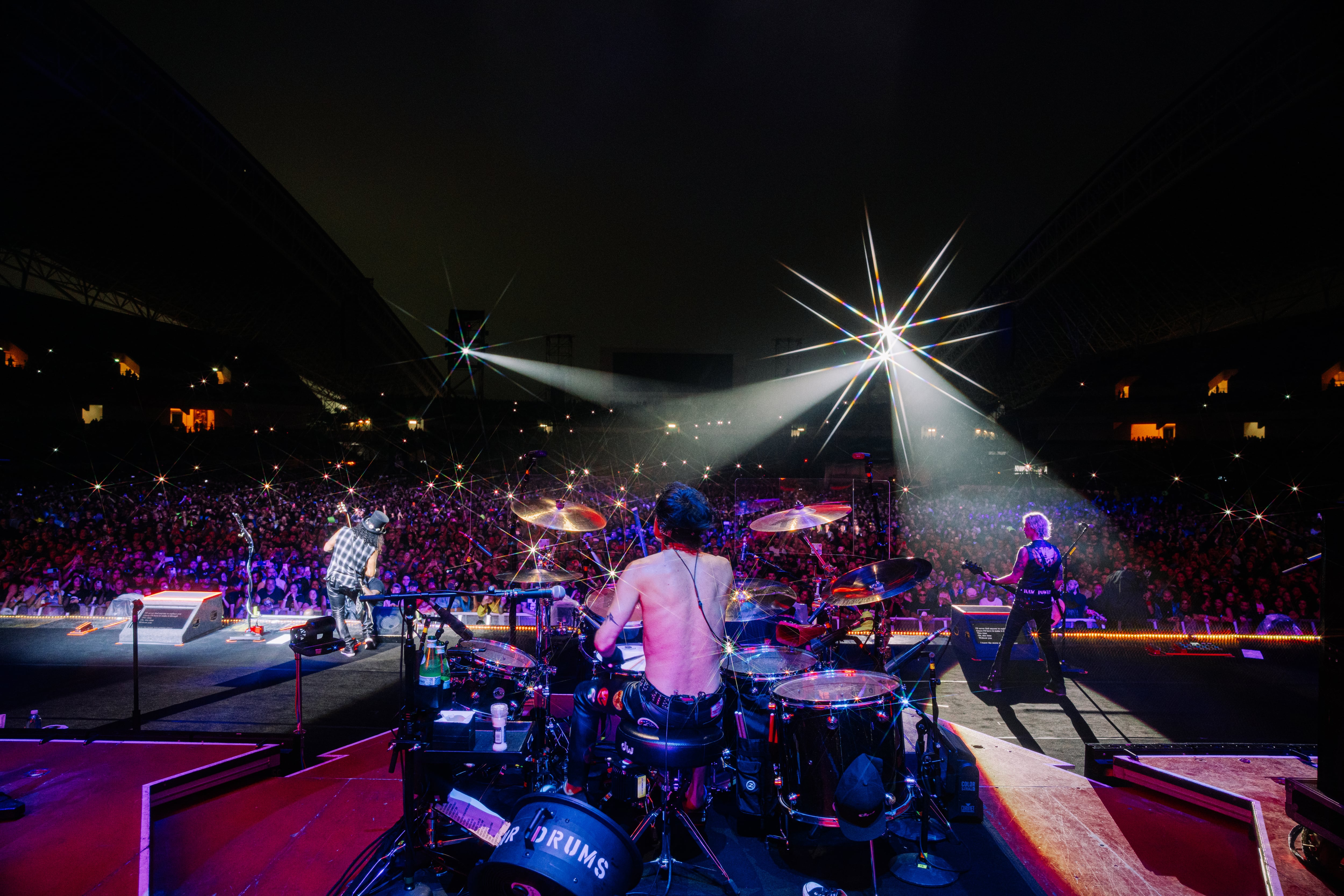 Guns N' Roses ofreció su primer concierto en Costa Rica en noviembre de 2016; casi nueve años después, volvió al Estadio Nacional.