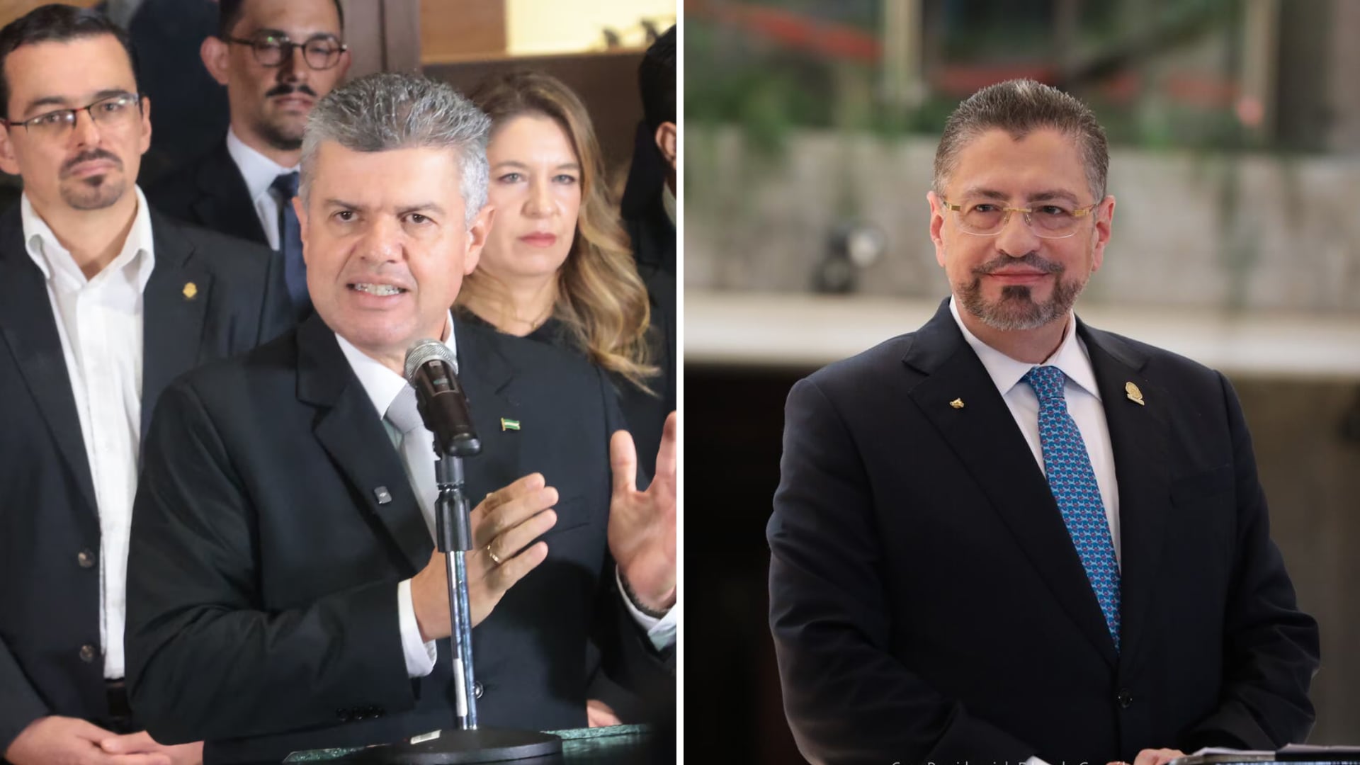 Álvaro Ramírez y Rodrigo Chaves