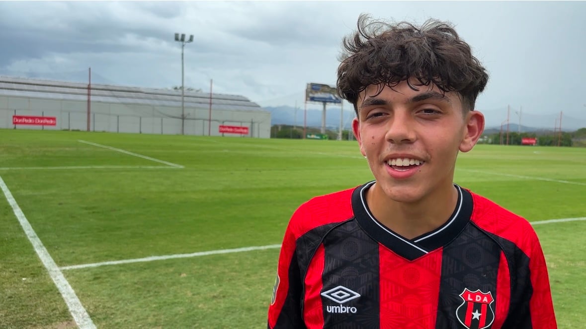 Mathías Ruiz empezó el año como una de las caras nuevas en las divisiones menores de Liga Deportiva Alajuelense.