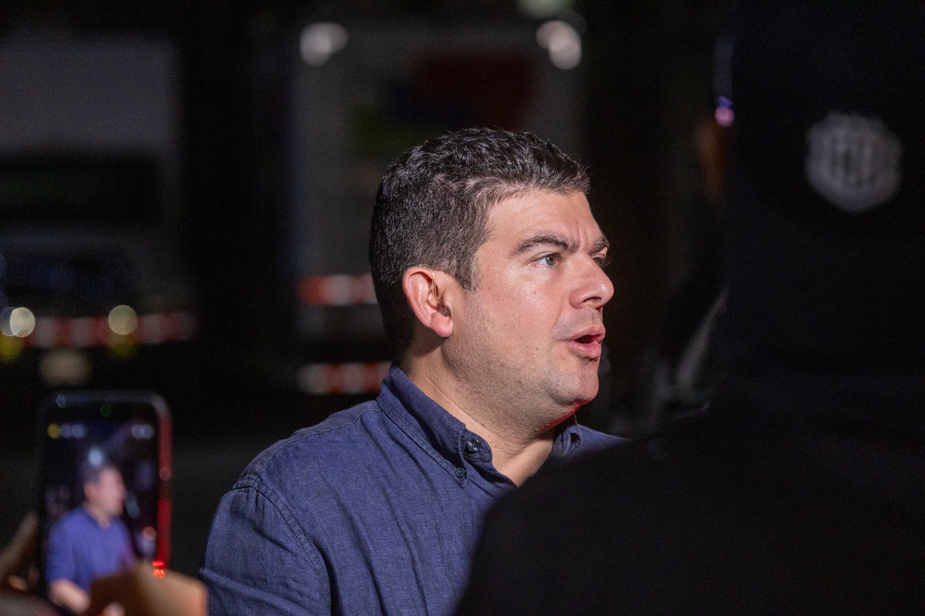 21/01/2026, San José, Estudio Marco Picado, Canal 7, Debate de TD+ con los candidatos Claudia Dobles, Álvaro Ramos, Juan Carlos Hidalgo y Ariel Robles.