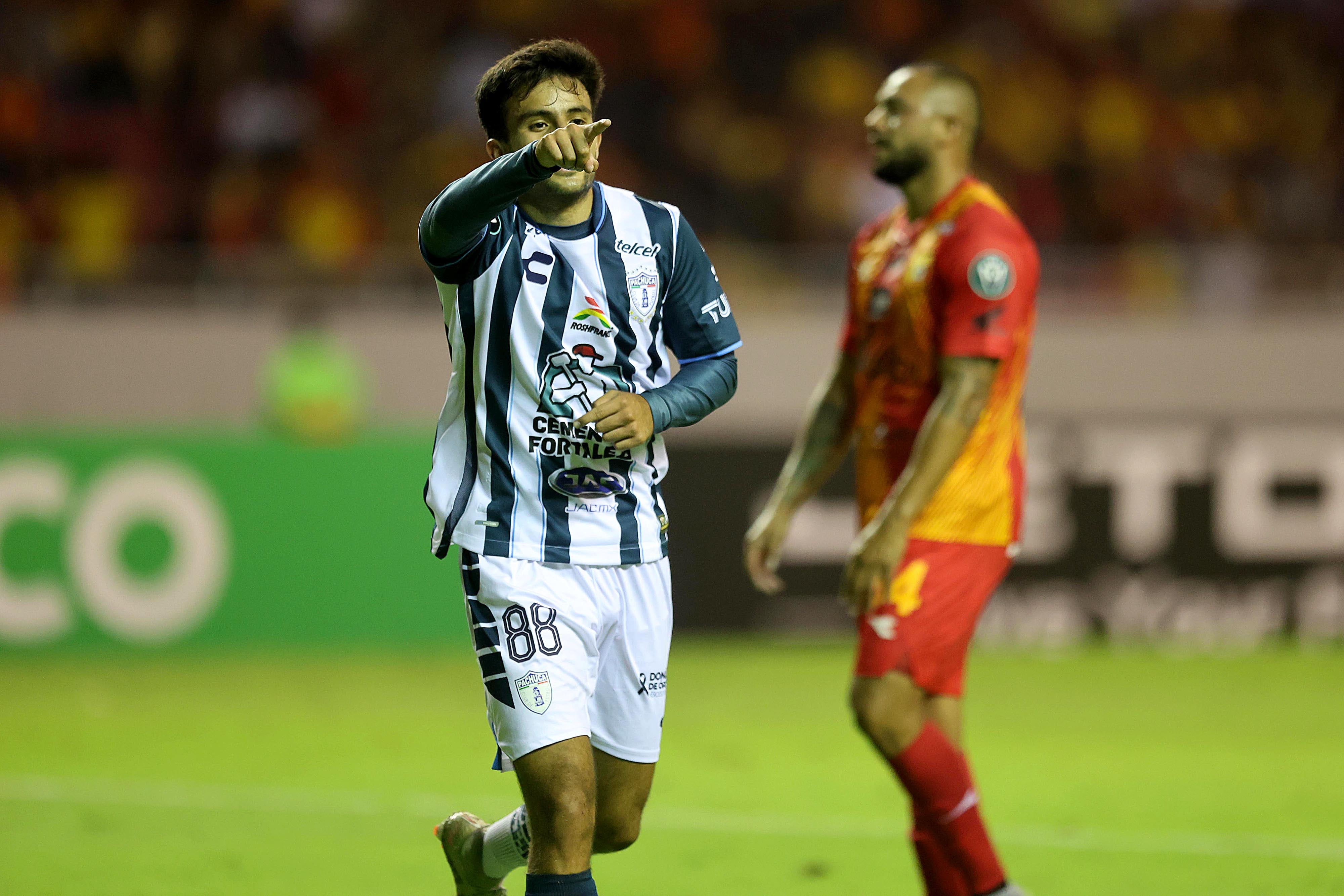 03/04/2024 Estadio Nacional, La Sabana. El Club Sport Herediano recibió al Pachuca, de Méxco, en el partido de ida de la serie de cuartos de final de la Copa de Campeones de Concacaf 2024. Foto: Rafael Pacheco Granados