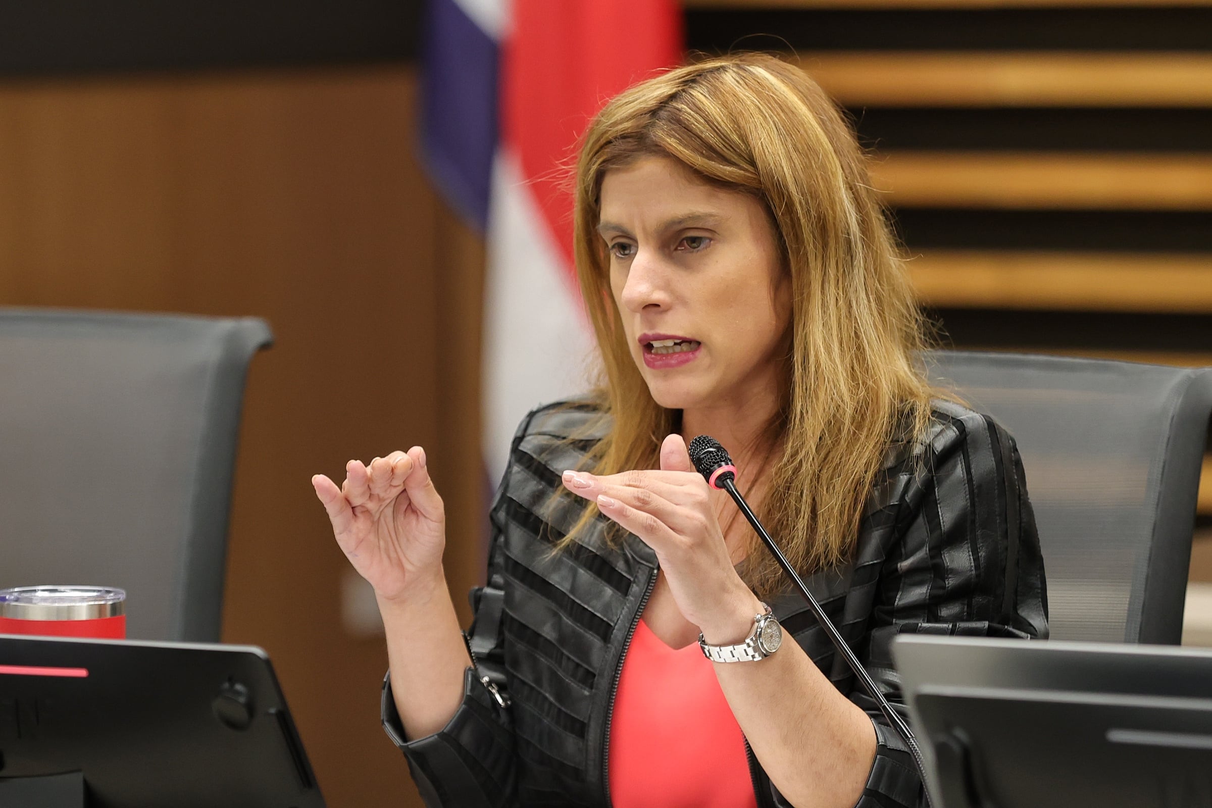 05/09/2025/ Comisión especial sobre levantamiento de la inmunidad de Rodrigo Chaves donde participaron los diputados Andrea Álvarez, Rocio Alfaro y Daniel Vargas / foto John Durán