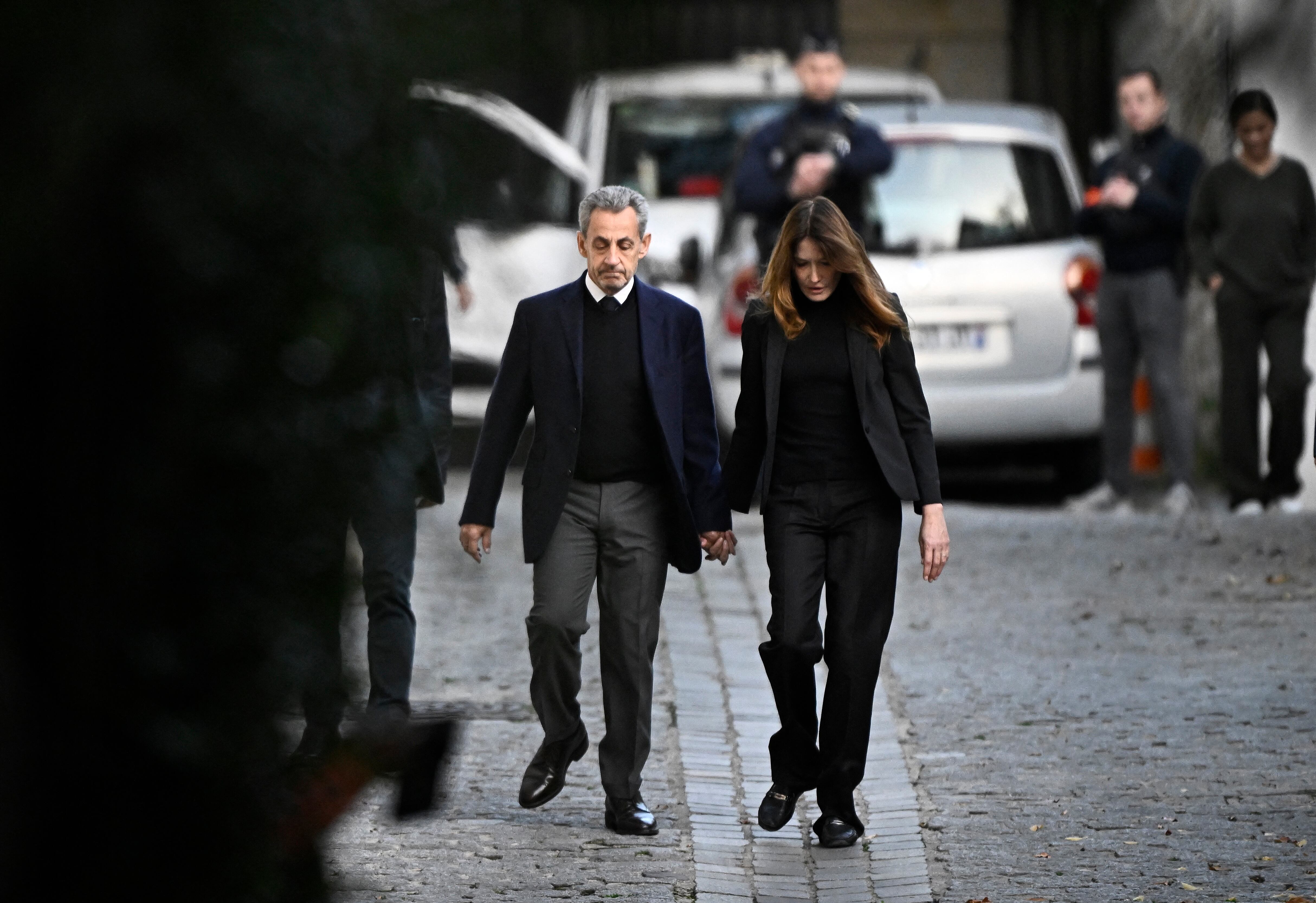 Nicolas Sarkozy y Carla Bruni