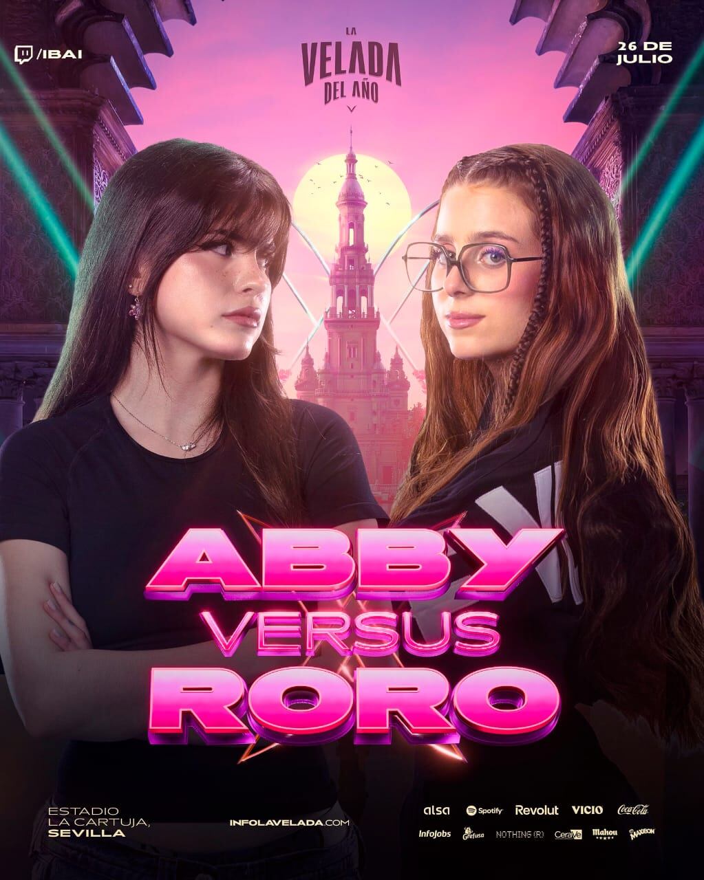 Anuncio oficial de la pelea entre Abby y Roro para la Velada del año V.