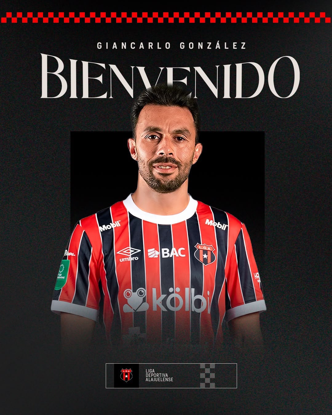 Giancarlo González ahora tiene contrato con Liga Deportiva Alajuelense hasta mediados de 2027.