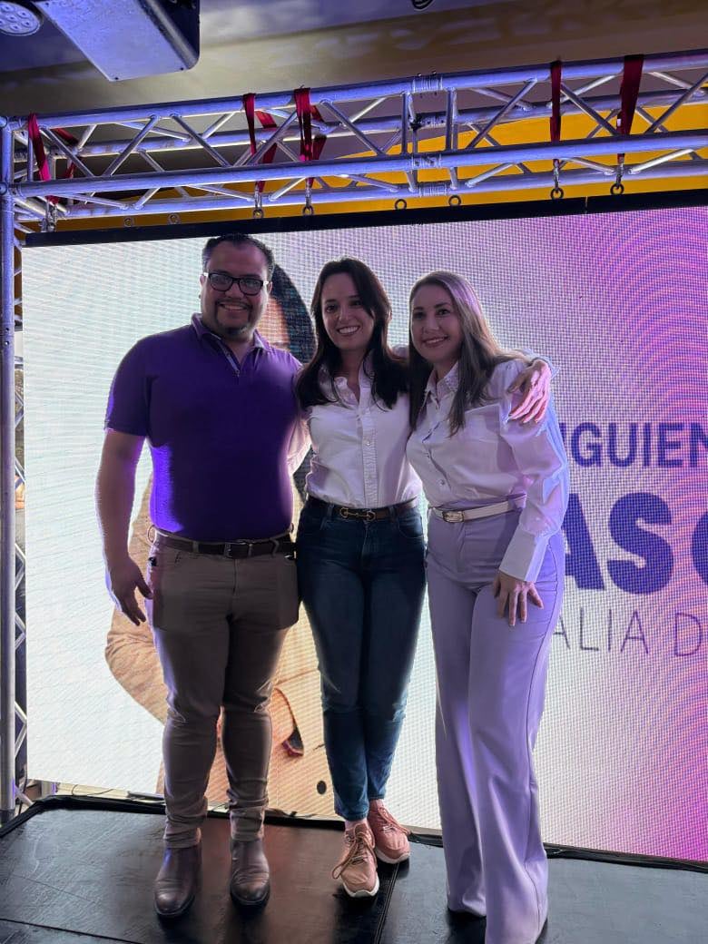 Erick Jiménez, alcalde de Oreamuno, ha participado en actividades de campaña de la candidata Natalia Díaz, del partido Unidos Podemos (UP).