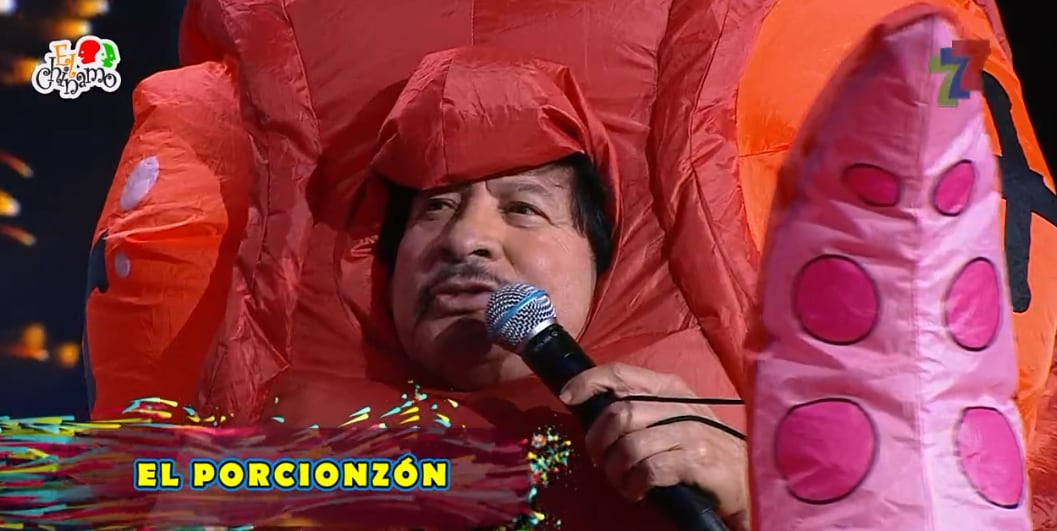 Carlos Ramos, el Porcionzón, en El Chinamo.