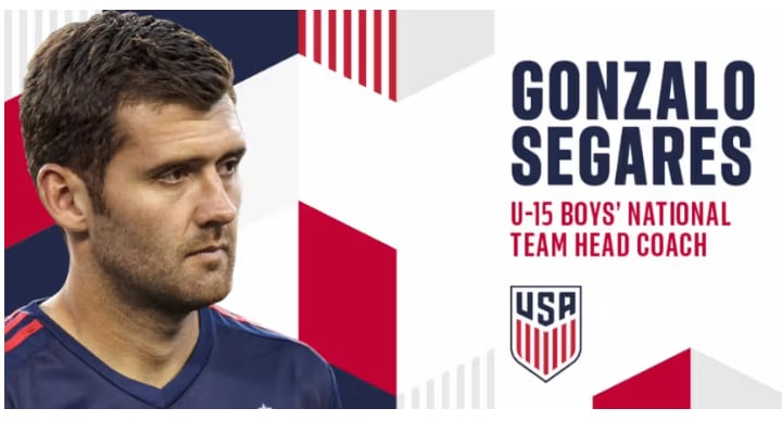 Gonzalo Segares comenzó como entrenador de la Sub-15 de Estados Unidos.