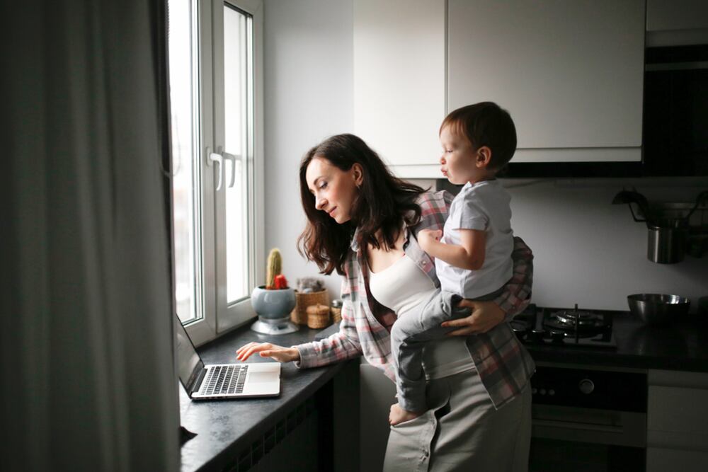 Motherhood and teleworking