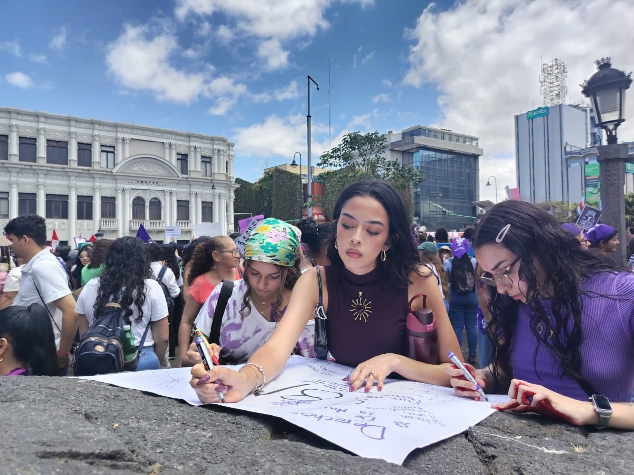 Marcha del 8 de marzo de 2026, San José Costa Rica