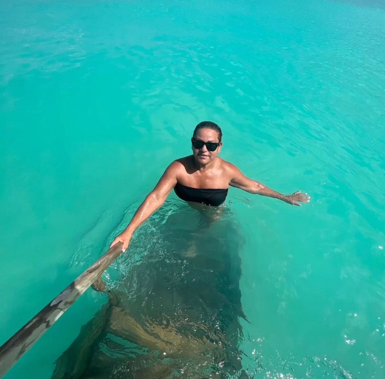 Andrea Salas y su madre Sara Bermúdez. Foto: Instagram