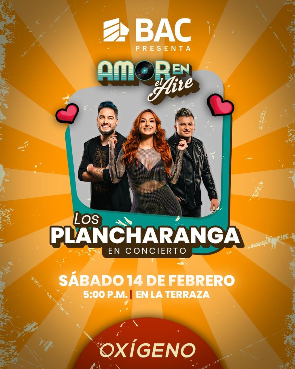 Los Plancharanga se presentarán el sábado 14 de febrero en el Mall Oxígeno para cantar al amor y a veces al desamor también.