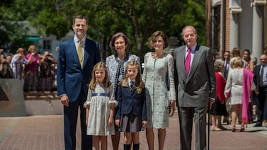 Princesa Leonor de España celebró este miércoles su primera comunión
