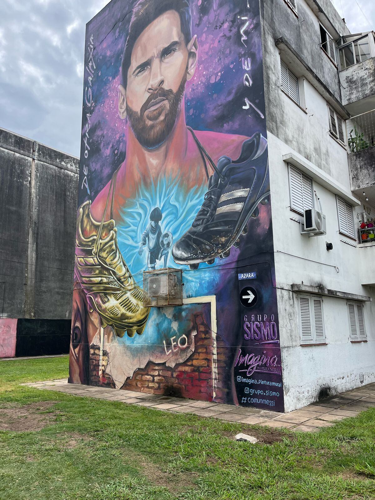 Este es el mural más representativo de Lionel Messi.