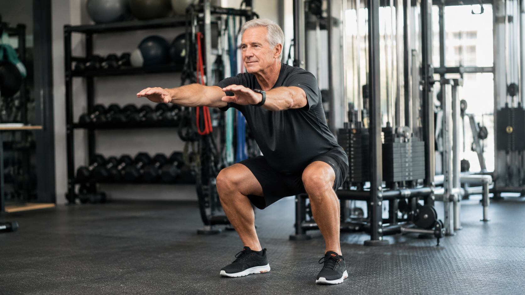 Sentadillas, flexiones, planchas y otros ejercicios pueden ayudar a las personas mayores de 60 años a desarrollar fuerza y estabilidad.
