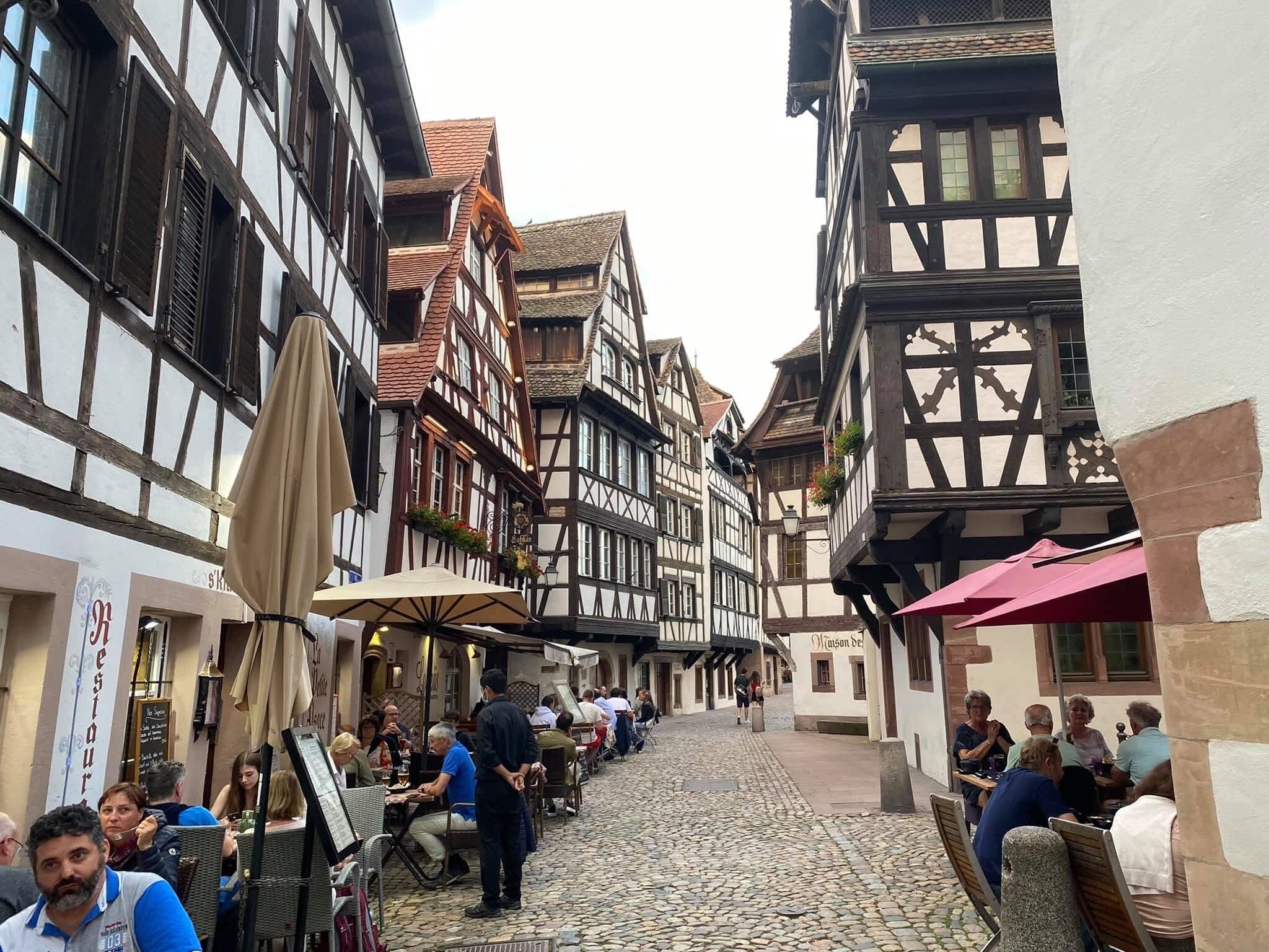 La hermosa ciudad de Estrasburgo, en Francia.