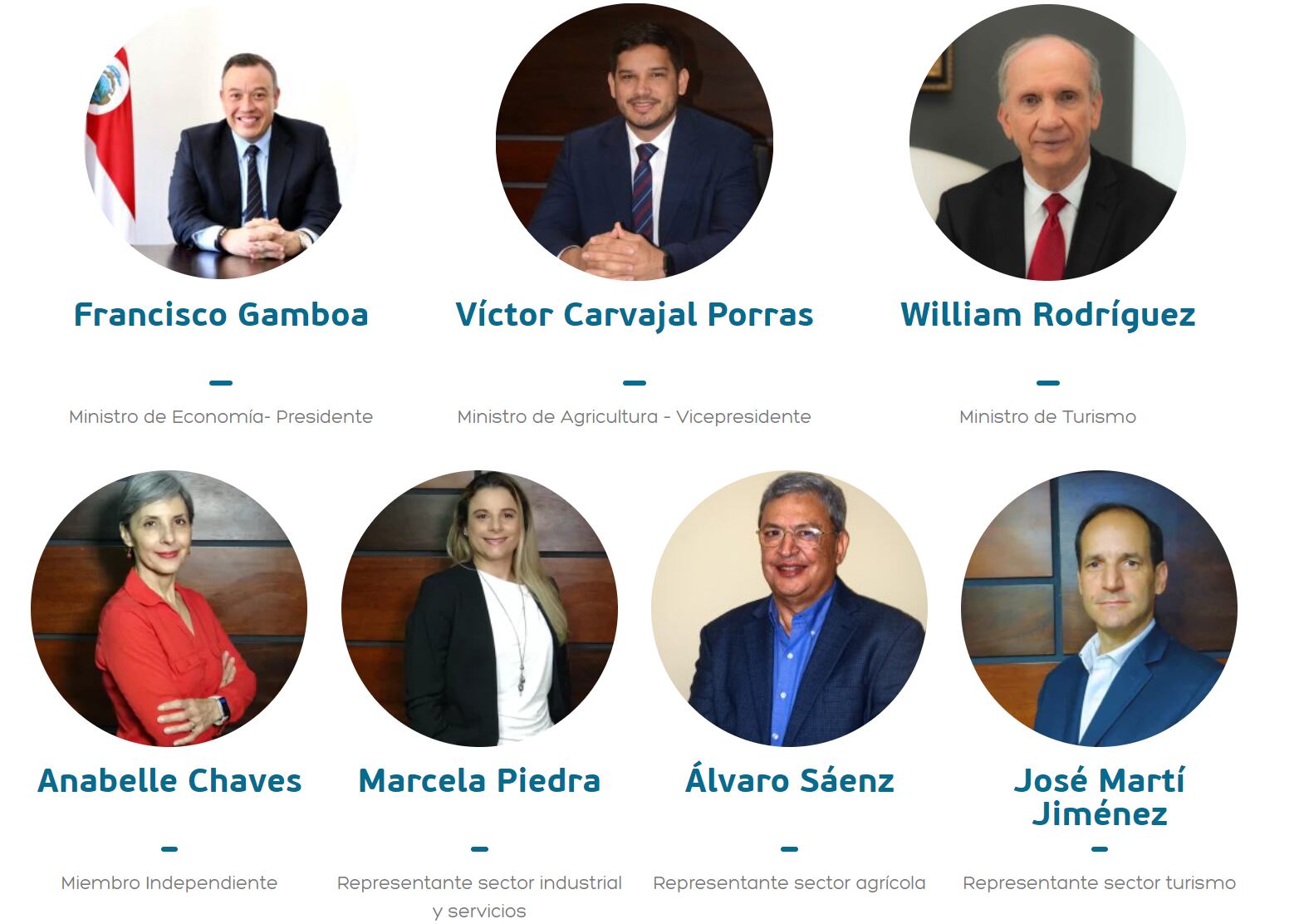 Sistema Banca para el Desarrollo. Consejo Rector. Captura de pantalla de Banca para el Desarrollo