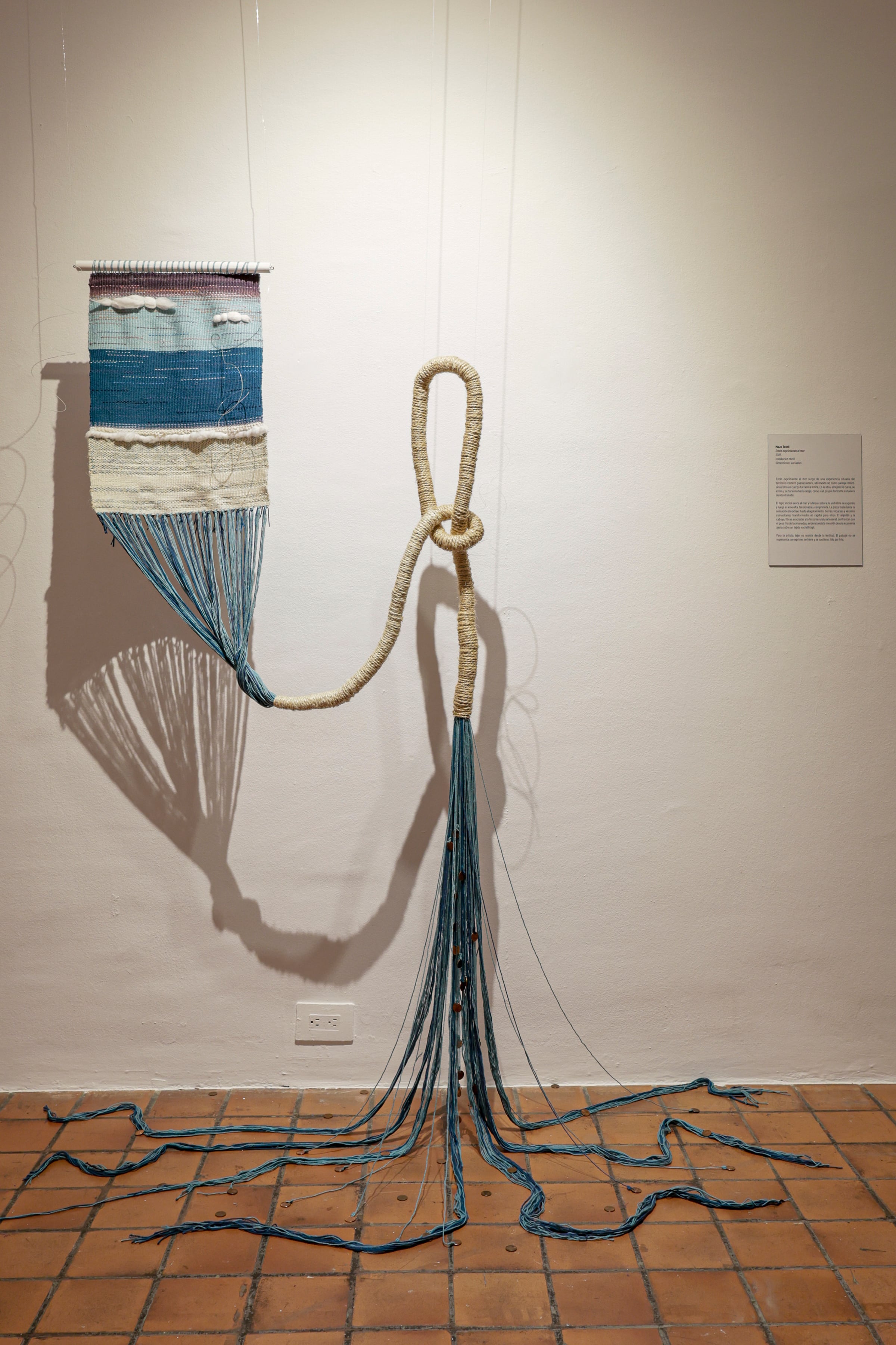 Obra de MaJo Textil en el CCE.