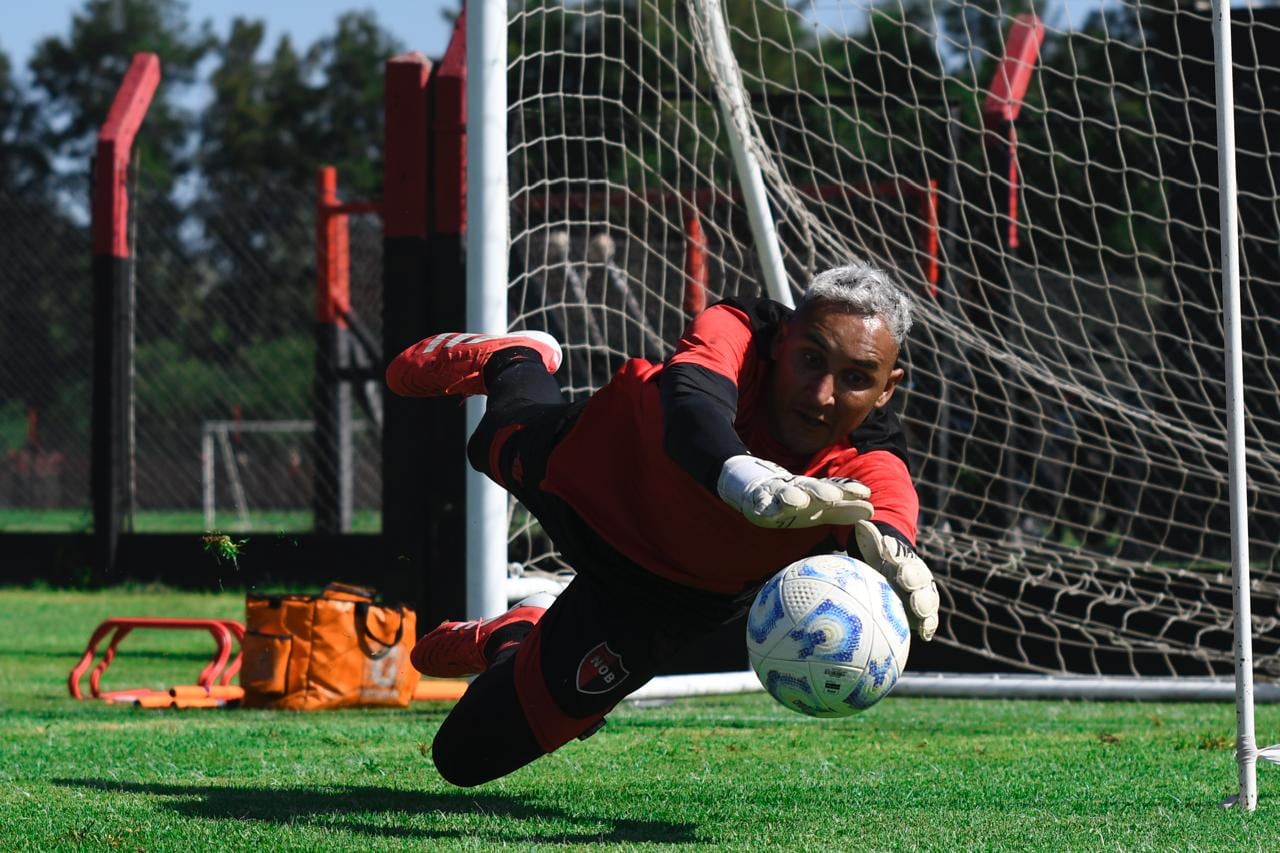 Keylor Navas llegó a Newell's en enero del presente año y firmó por los próximos dos años.