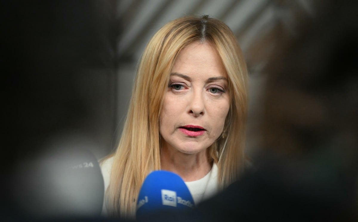 La primera ministra de Italia Giorgia Meloni.
