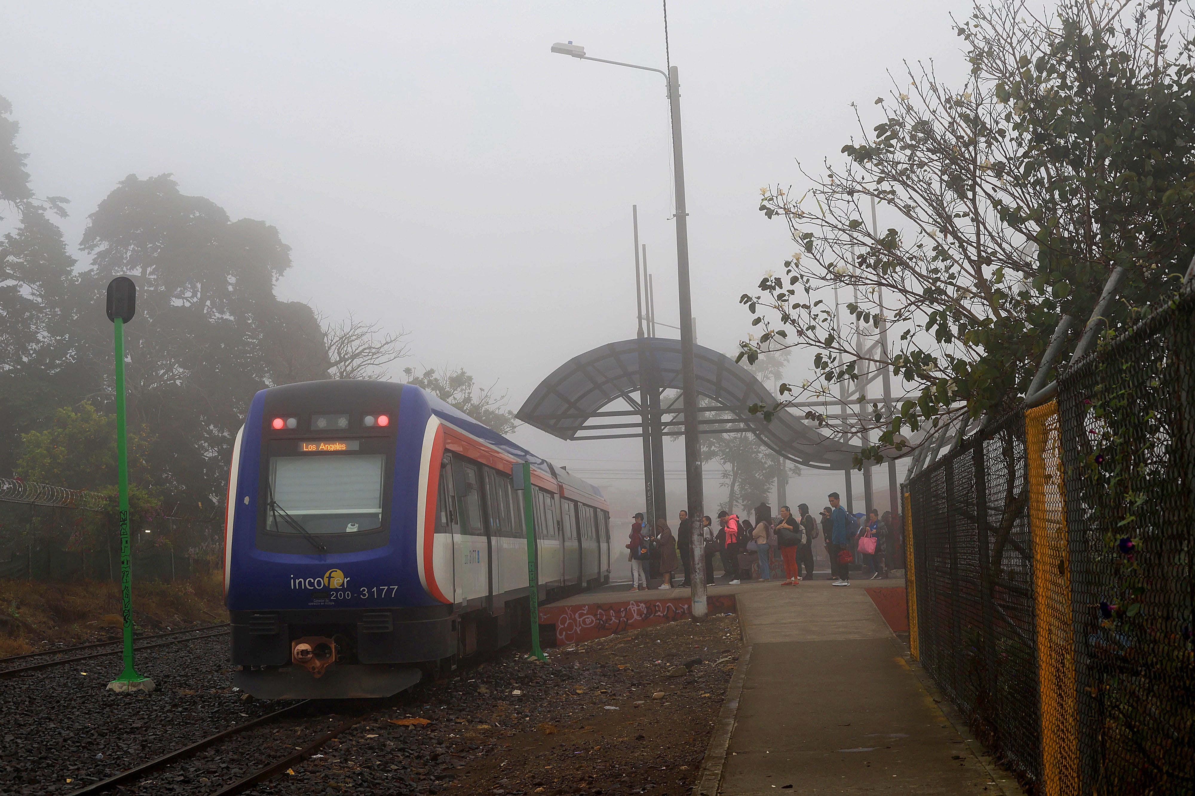 Frío y neblina en Cartago