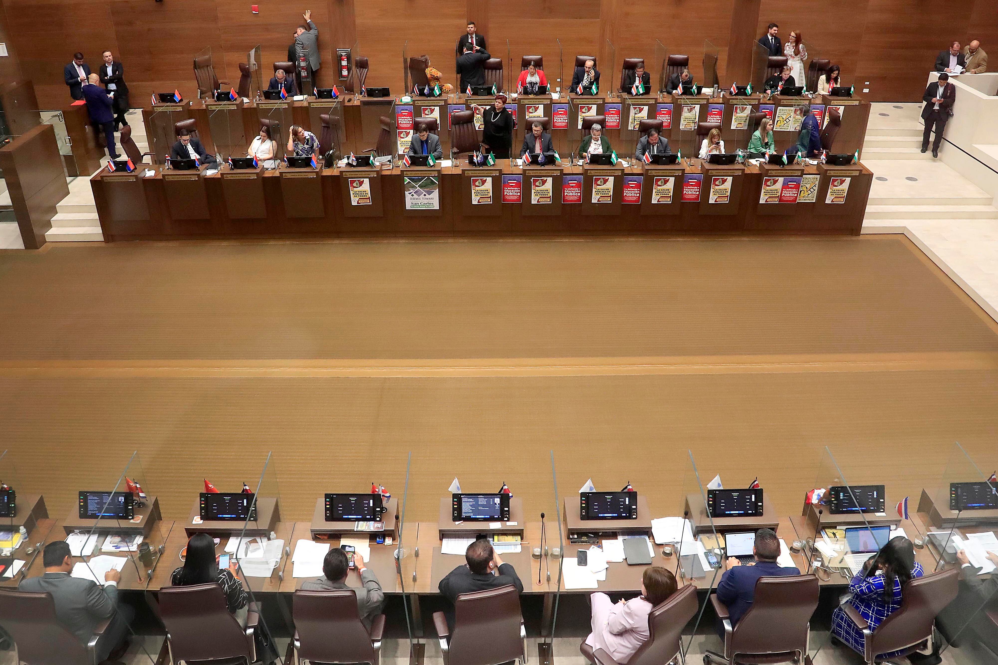 25/09/2023 Asamblea Legislativa. Sesión de plenario legislativo en la que los diputados aprobaron rebaja al marchamo.