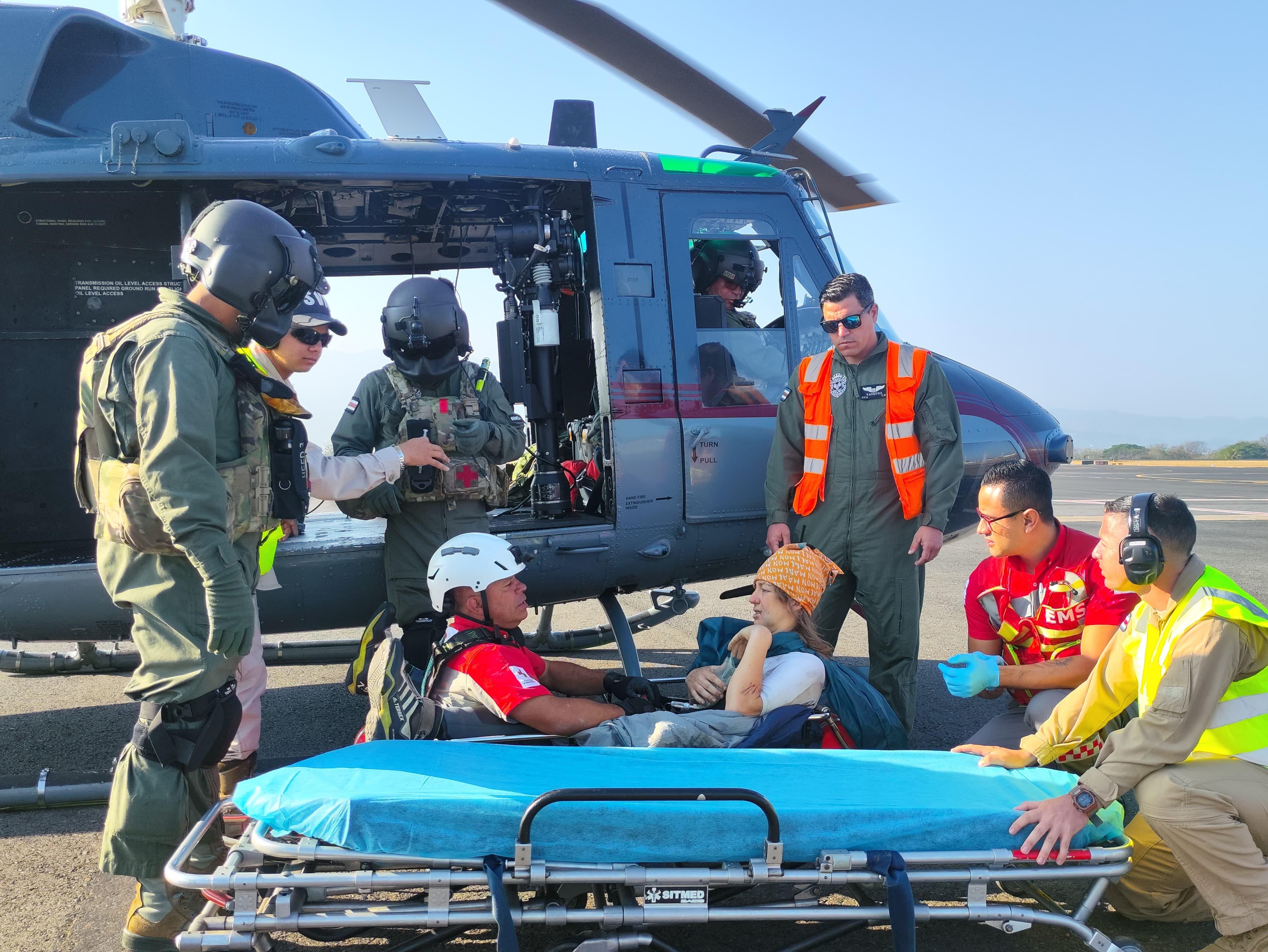 Rescate de turista Española_Foto MSP