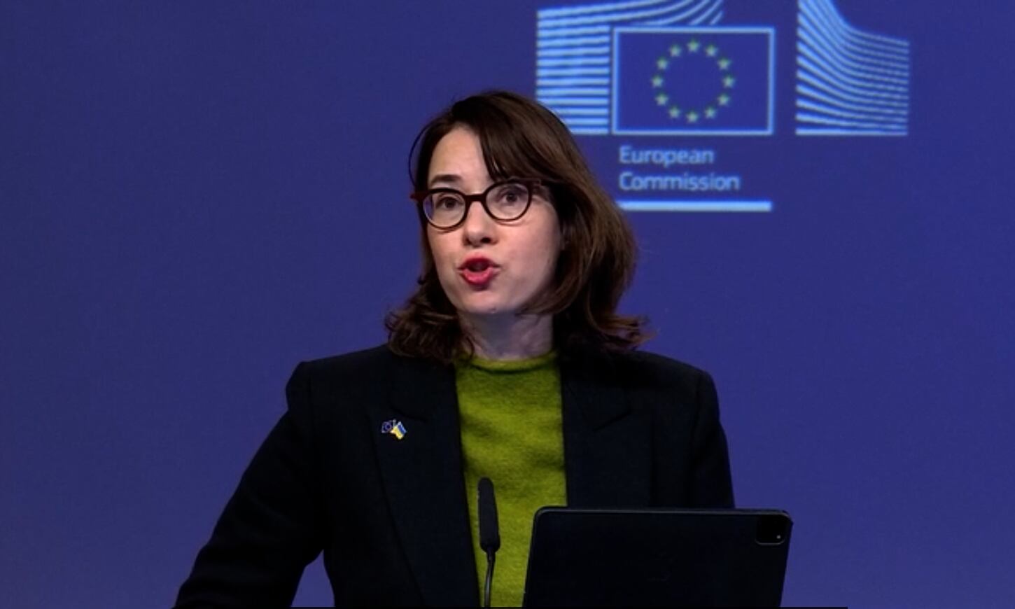 Anitta Hipper, portavoz de Asuntos Exteriores de la Comisión Europea