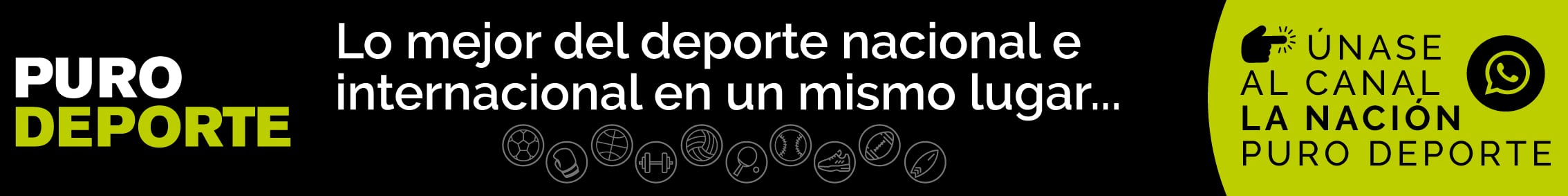 Canal de WhatsApp La Nación Puro Deporte.