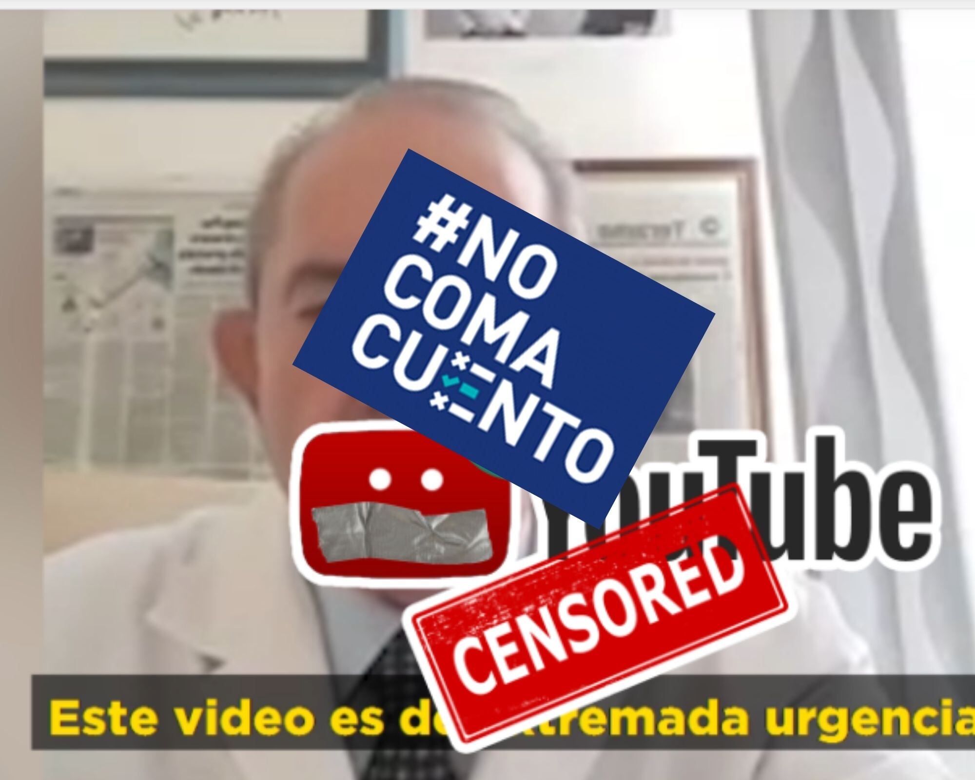 El video difundido por el médico italiano Roberto Petrella es catalogado como información falsa por YouTube.