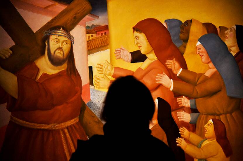 Escenas del Viacrucis de Fernando Botero