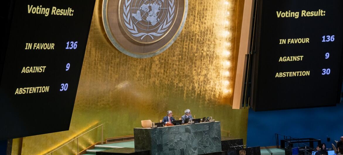 La Asamblea General de la ONU vota sobre la necesidad de poner fin al embargo económico, comercial y financiero impuesto por Estados Unidos contra Cuba.