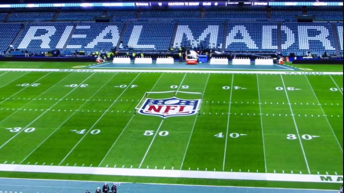 El Santiago Bernabéu albergó el encuentro de la NFL entre los Washington Commanders y los Miami Dolphins