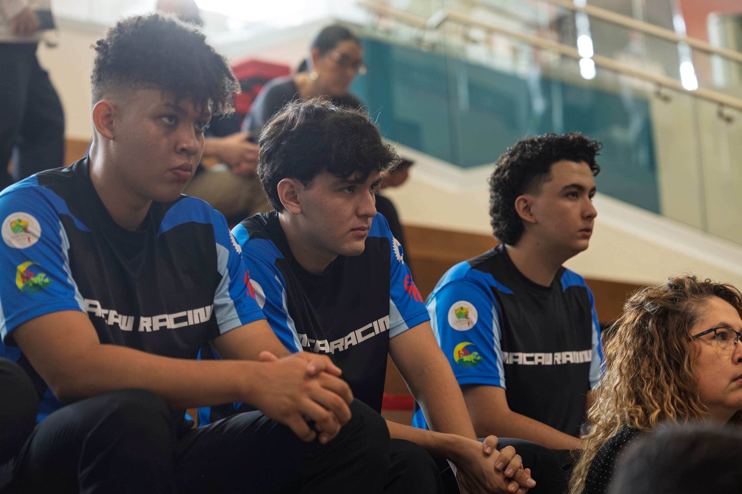 22/10/2025, San José, Escazu, fotografías de la conferencia para presentar a los tres equipos ganadores en las competencias Stem Racing.
