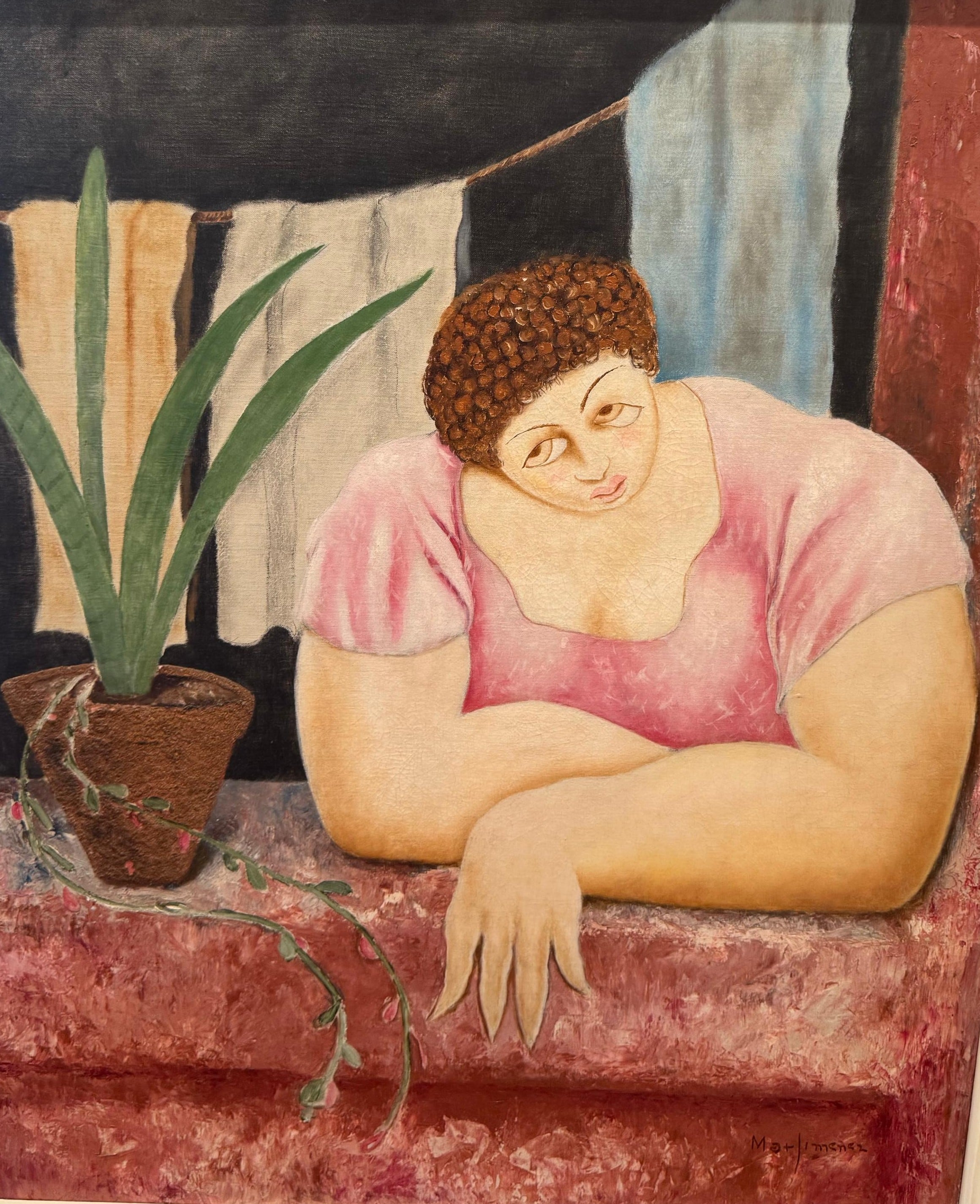 Mujer en la ventana (1940), de Max Jiménez.