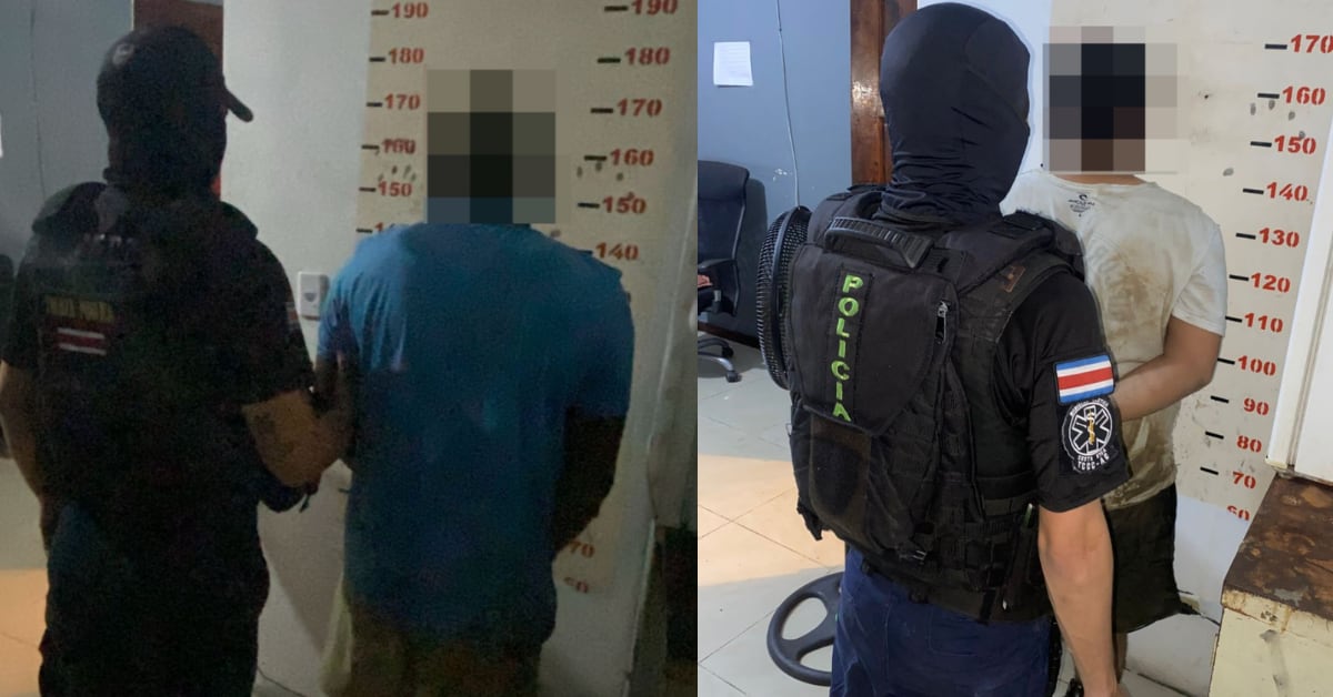 Detenidos en taller de armas en Limón 2000