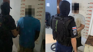 Policía desmantela taller clandestino de armas en Limón 2000 y detiene a dos hombres