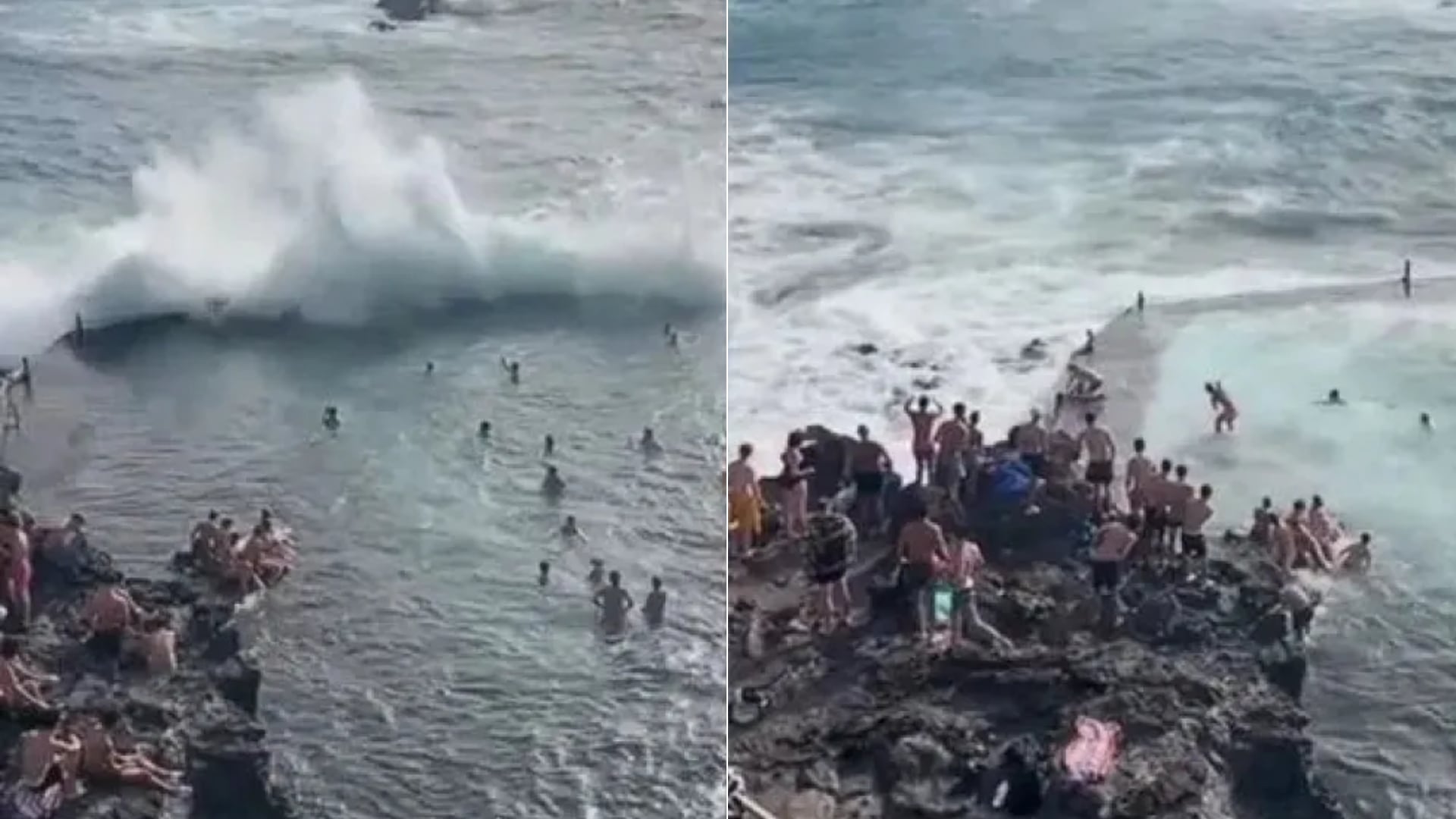 Cuatro turistas murieron y uno seguía desaparecido tras una ola gigante en Tenerife, en una zona con alertas activas por fuerte oleaje.
