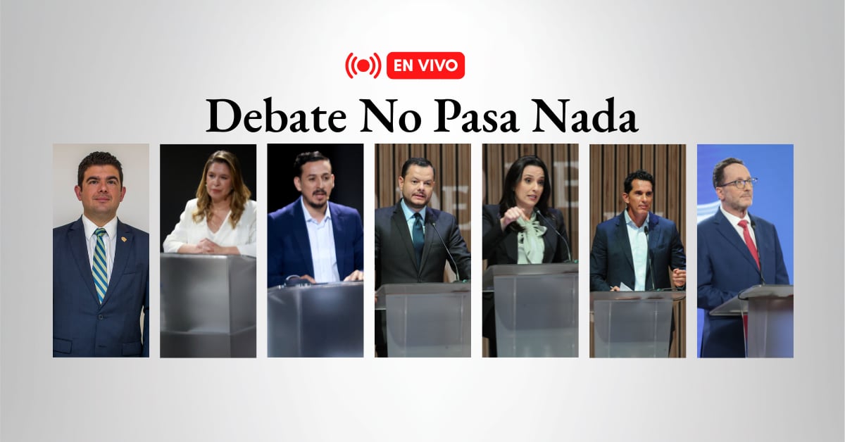 Estos son los candidatos que participan en el debate No Pasa Nada.