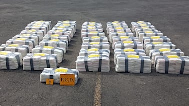 Detienen a chofer de camión con más de 500 paquetes de cocaína