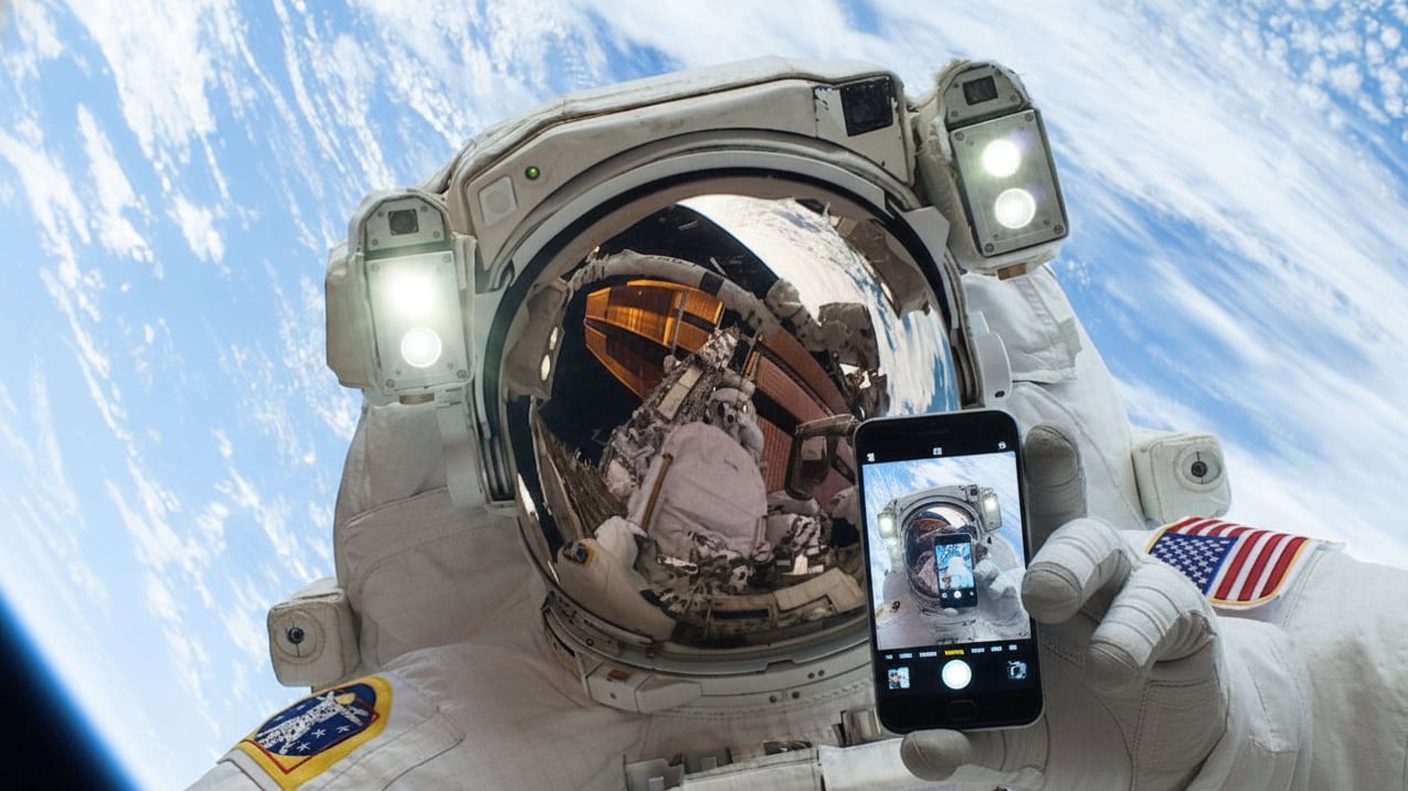 Astronautas de la NASA podrán usar smartphones en el espacio. La medida inicia con Crew-12 y Artemis II.