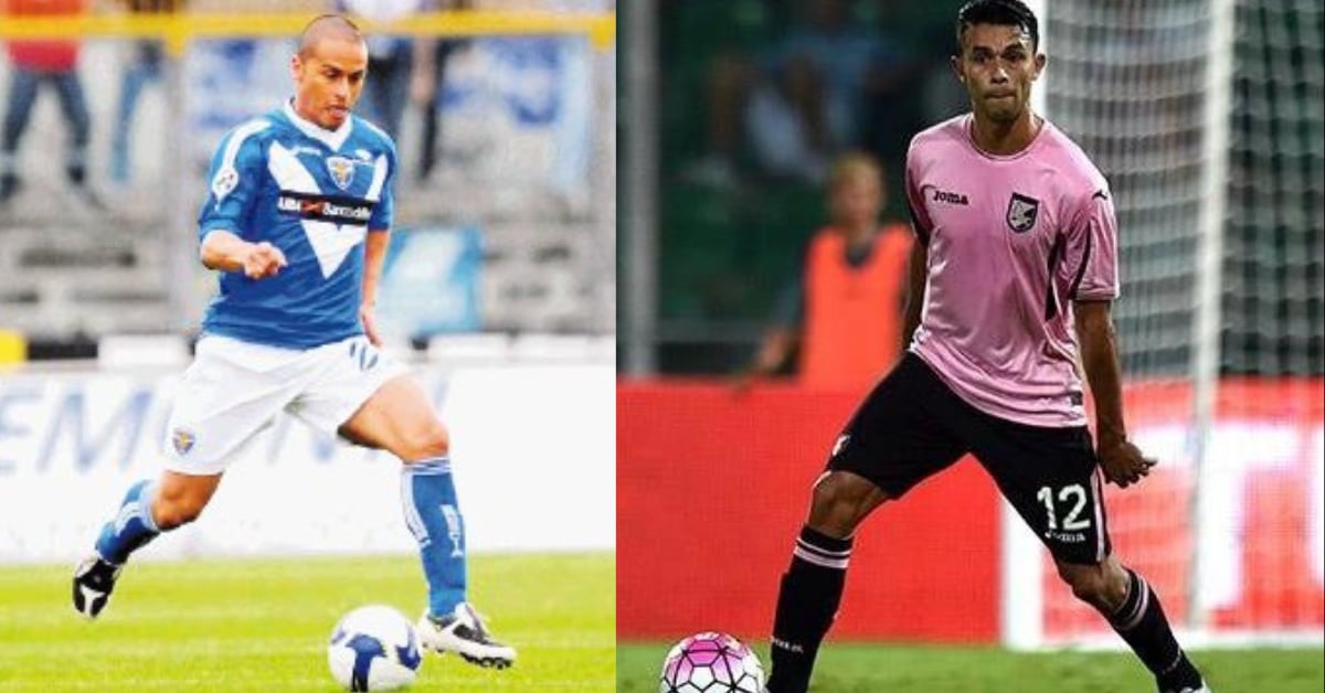 Gilberto Tuma Martínez y Giancarlo Pipo González, cuando jugaban en Italia.