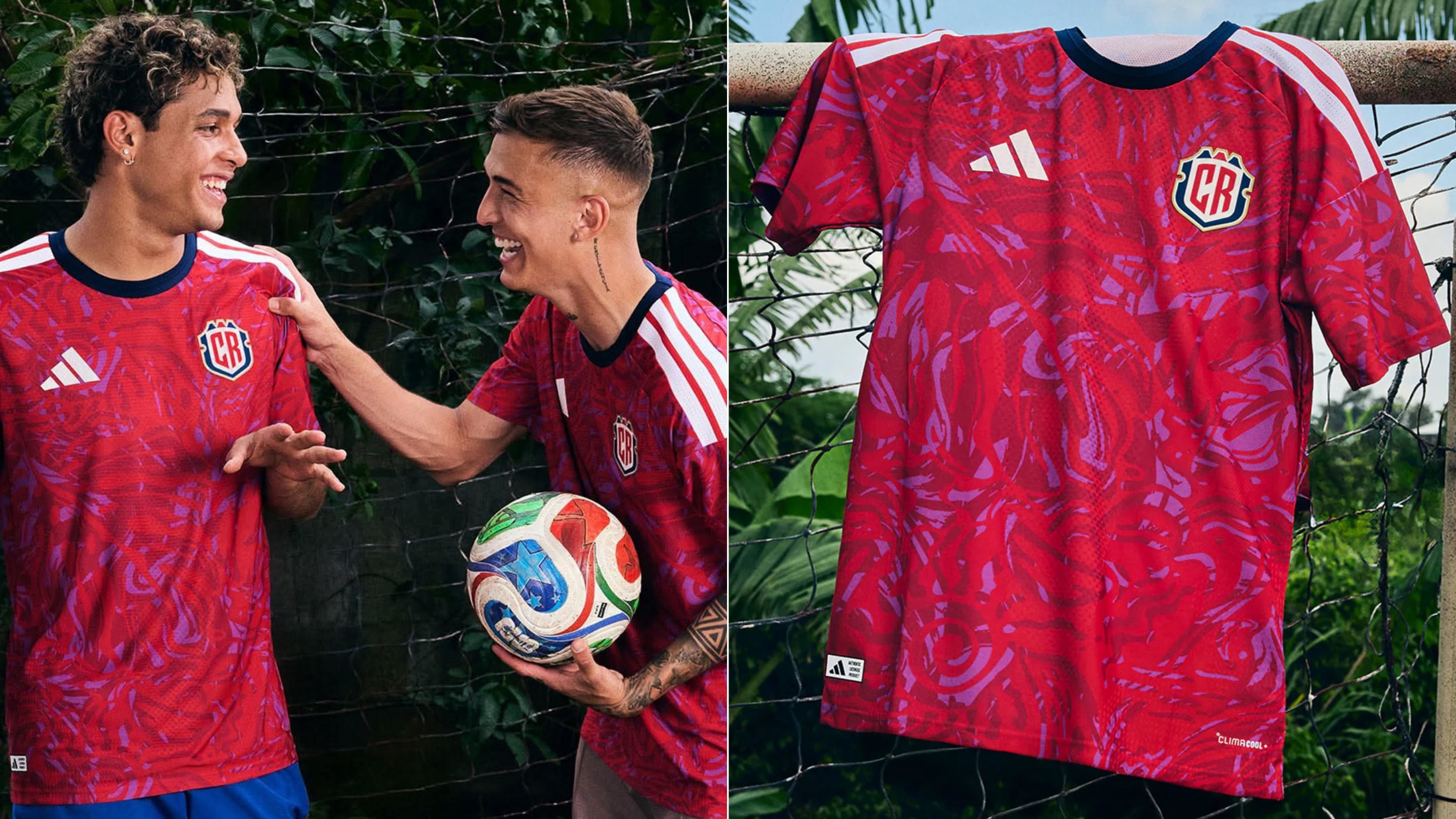 Camiseta de la Selección de Costa Rica para 2026. Este sería el uniforme de casa que usaría la 'Sele' si clasifica al Mundial.